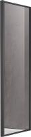 Неподвижная душевая стенка Aquatek AQ ARI WA 09020BL 900x2000, для комбинации с дверью, профиль черный, стекло прозрачное 