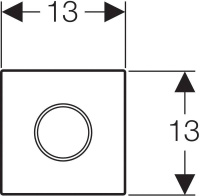Привод для писсуара GEBERIT Sigma 10 HyTronic (230В) 116.025.KJ.1 