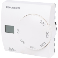 Teplocom Термостат комнатный Teplocom TS-2AA/8A, проводной, реле 250В, 8А 