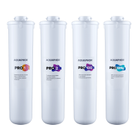 Комплект картриджей для фильтра с краном питьевой воды Аквафор Pro1-Pro2-Pro100-ProBMg Морион DWM-102S Pro / DWM-202S Pro для мягкой и жёсткой воды 51 