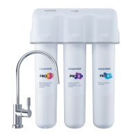 Фильтр под кран питьевой воды 3-х ступ. Аквафор Кристалл Eco Pro см./элем. Pro1-Pro2-ProB для мягкой воды микрофильтрация 212503 