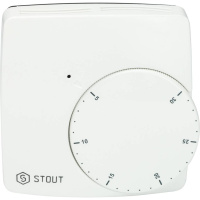 Stout STE-0002 Проводной электронный термостат WFHT-BASIC со светодиодом 